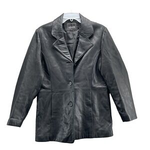 Adler Lamb Skin Leather Jacket Women's XL Classic Chic 90's Biker Corpcore Edgy